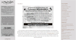 Desktop Screenshot of megabambou.com